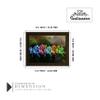 Indianara Vastu Seven Running Horses Painting -Synthetic Wood, 27x30.5x1cm, Multicolour (Style 7) view 2