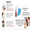KC DCOR Hexagen and Butterflyes Mirror Red Wall Sticker Self Adhesive Home Dcor (Mirror Size 64x83 cm) view 4