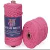 DK Craft Touch 4mm Macrame Cotton Cord,Threads/Rope for Craft Work,Plant Hanger Ropes 3 ply (Light Coral, 4mm (100 metre Length Cord)) view 3