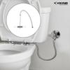 Viking Brass Jet Spray Set Crystal - Thread 15mm () - Length 900mm (36) - Polished CP, Hygienic jet spray view 3