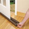 Radiant PVC Sound-Proof Reduce Noise Energy Saving Weather Stripping Under Door Twin Draft Stopper (39 inch, Brown) (1) view 1