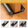 Radiant PVC Sound-Proof Reduce Noise Energy Saving Weather Stripping Under Door Twin Draft Stopper (39 inch, Brown) (1) view 3