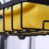 2 Pcs Metal Faucet Sponge Storage Rack/Tap Holder Organizer/Soap Sponge Dish Hanging Clamp Holder/Sink Caddy Drainer Shelf for Kitchen Bathroom Sink Wash Basin - Black (15x10x4cm) view 3