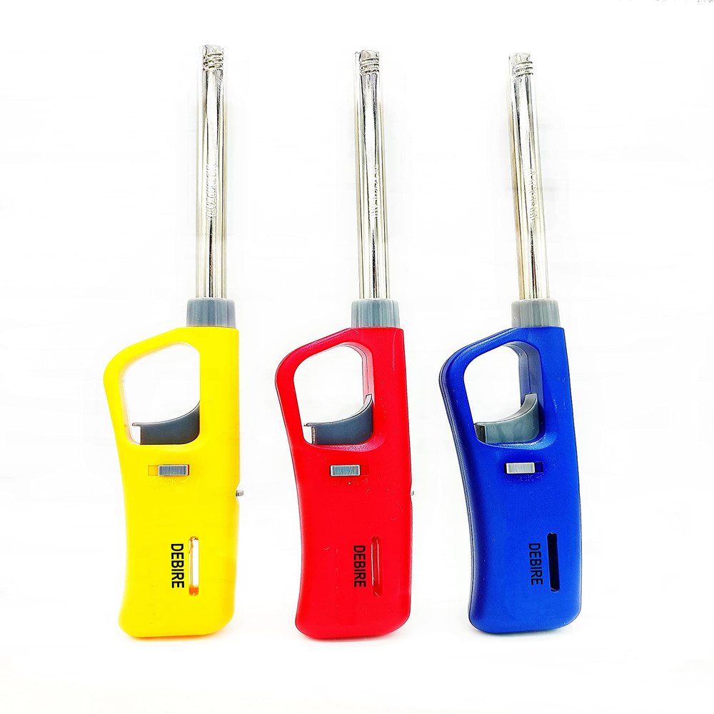 DEBIRE Blackper Kitchen Stove Gas Lighters Plastic/Steel, Multicolors(Set of 3)