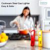 DEBIRE Blackper Kitchen Stove Gas Lighters Plastic/Steel, Multicolors(Set of 3) view 3