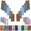 SAI PRASEEDA 100% Pure Cotton Handloom Towel Border Line Pack of 4_Size 32X68 Inch with Kerchief SP13 view 1