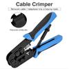 CARE CASE Modular Plug Crimper Dual-Modular 2-in-1 Crimping Tool LAN Cutter with Cable Cutter Network Cable Tool (RJ45 // RJ11) view 3