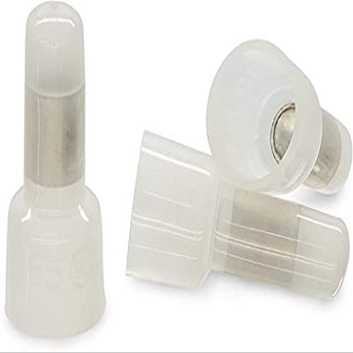 Immech - Transparent CE2 Protective Closed End Wire Crimp Cable Connector Cap Pack of 500 Pcs