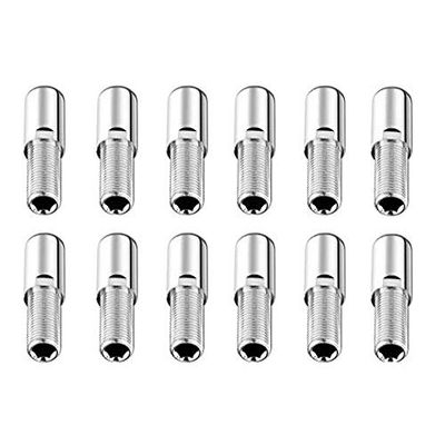 NEW WARE CP Extension Nipple Brass 3 Inch Pack of 12 Chrome Plated Durable Plumbing Connector for Pipes and Fixtures