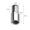 NEW WARE CP Extension Nipple Brass 3 Inch Pack of 12 Chrome Plated Durable Plumbing Connector for Pipes and Fixtures view 2