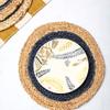 JASMEY HOMES Set of 2 Dining Table Mat 30cm Round Mat - Blue (Solid) | Used as Centre Table dcor placemat/House Warming Gifts for New Home view 1