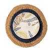JASMEY HOMES Set of 2 Dining Table Mat 30cm Round Mat - Blue (Solid) | Used as Centre Table dcor placemat/House Warming Gifts for New Home view 2
