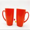 Pride Store Ceramic Glossy Plain Orange Color Mug for Milk Shake Coffee Tea Beverage Mug 2 Piece Ceramic Mug 325 Ml view 1