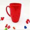 Pride Store Ceramic Glossy Plain Orange Color Mug for Milk Shake Coffee Tea Beverage Mug 2 Piece Ceramic Mug 325 Ml view 2