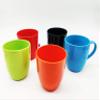 Pride Store Ceramic Glossy Plain Orange Color Mug for Milk Shake Coffee Tea Beverage Mug 2 Piece Ceramic Mug 325 Ml view 3