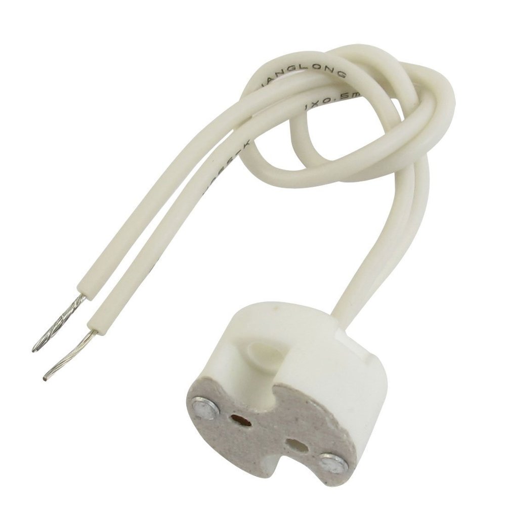 M2 Look MR16 Socket LED Lamp Halogen Light Holder Base Wire Connector (Pack Of -3 Pc)