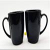 Pride Store Ceramic Glossy Plain Black Color Mug for Milk Shake Coffee Tea Beverage Mug 2 Piece Ceramic Mug 325 Ml view 3