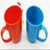 Pride Store Ceramic Glossy Plain Orange Color Mug for Milk Shake Coffee Tea Beverage Mug 2 Piece Ceramic Mug 325 Ml view 2