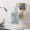 2heet Stainless Steel Wall Mounted Hanging Storage Holder with Towel and Tissue Rack for Bathroom and Kitchen view 2