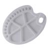 Worison Plastic Oval Kidney Shaped 20 Well Painting Palette,30 x 19 cm view 1