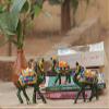CRAFTICIA NCRCH6204 Paper Mache Decorative Handmade Dessert King Rajasthani Camel Showpiece Figurine (Multicolor, Medium)- Set of 3 view 2