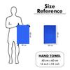 Yellow Weaves Super Soft Microfiber Hand Towels, Gym & Workout Towels 400 GSM, Multicolour 7, Set of 4 view 4