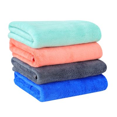 Yellow Weaves Super Soft Microfiber Hand Towels, Gym & Workout Towels 400 GSM, Set of 4, Multicolour