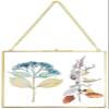 Art India Collections Home Decor Glass Hanging Picture Frame for Wall Decoration with 2 Sides Glass - 7 x 7 inch (Golden), Diwali Gifting Photo Frame 7x7 inches view 4