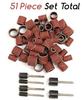SWISSO 51Pc Sanding Drum Kit Set Using Removing Rust And Dust DIY Working Tools view 2