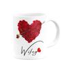 GLAMOUROUI Ceramic Coffee Mug || for Hubby Wifey Couple || Valentine Day Special 350 ml || Set of 2 view 3