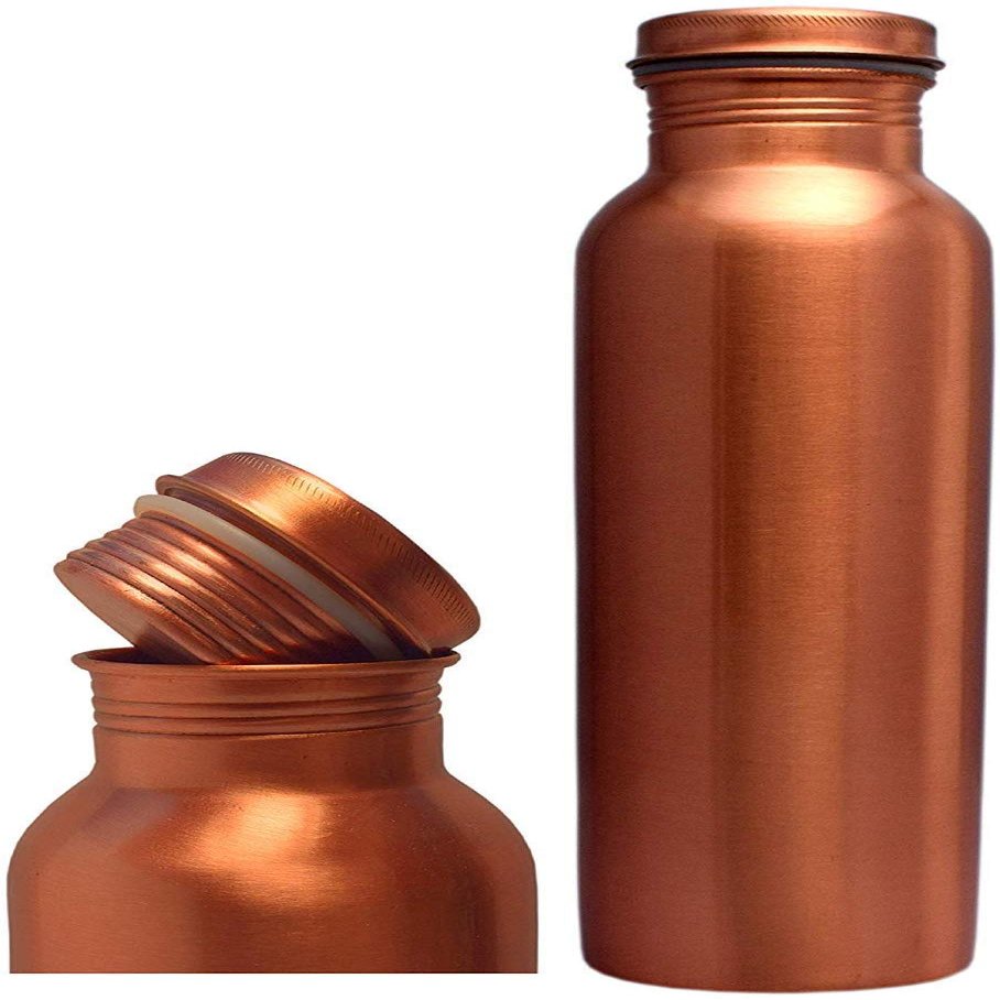 Namo Narayan Pure Copper Water Bottle, 1 Liter
