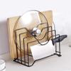 Dime Store Wrought And Cast Iron Storage Rack, Standard, Black, Wire view 1