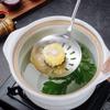 pepplo Skimmers with Wooden Handle, 304 Stainless Steel Skimmer with Heat Resistant Wooden Handle Wok Utensils for Daily Use (1PCS, Skimmer) view 3