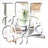 KC Dcor Beautiful Acrylic Ganesh ji Silver Mirror Self Adhesive Wall Sticker for Home Dcor (Mirror Silver Colour) view 1