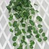 VIMIFORYOU Artificial Ivy Garlands Round Leafs Creepers (6 Strings) Silk Greenery Hanging Vines Garlands Creeper Leaves for Decoration (6 Strings, 6 Foot Each, 30 Leaves in Each Creeper). view 2