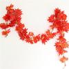 Artificial Ivy Garlands Leafs Creepers (6 Strings) Silk Greenery Hanging Vines Garlands Creeper Leaves for Decoration (6 Strings, Orange, 6 Foot Each). view 2
