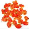 Artificial Ivy Garlands Leafs Creepers (6 Strings) Silk Greenery Hanging Vines Garlands Creeper Leaves for Decoration (6 Strings, Orange, 6 Foot Each). view 4