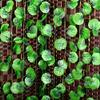 Deehome Artificial Ivy Garlands Round Leafs Creepers (6 Strings) Silk Greenery Hanging Vines Garlands Creeper Leaves for Decoration (6 Strings, 6 Foot Each). view 4