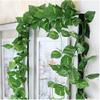 Deehome Artificial Money Plants Hanging Vines Garland (Green, Pack of 6) view 1