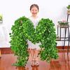 Deehome Artificial Money Plants Hanging Vines Garland (Green, Pack of 6) view 3