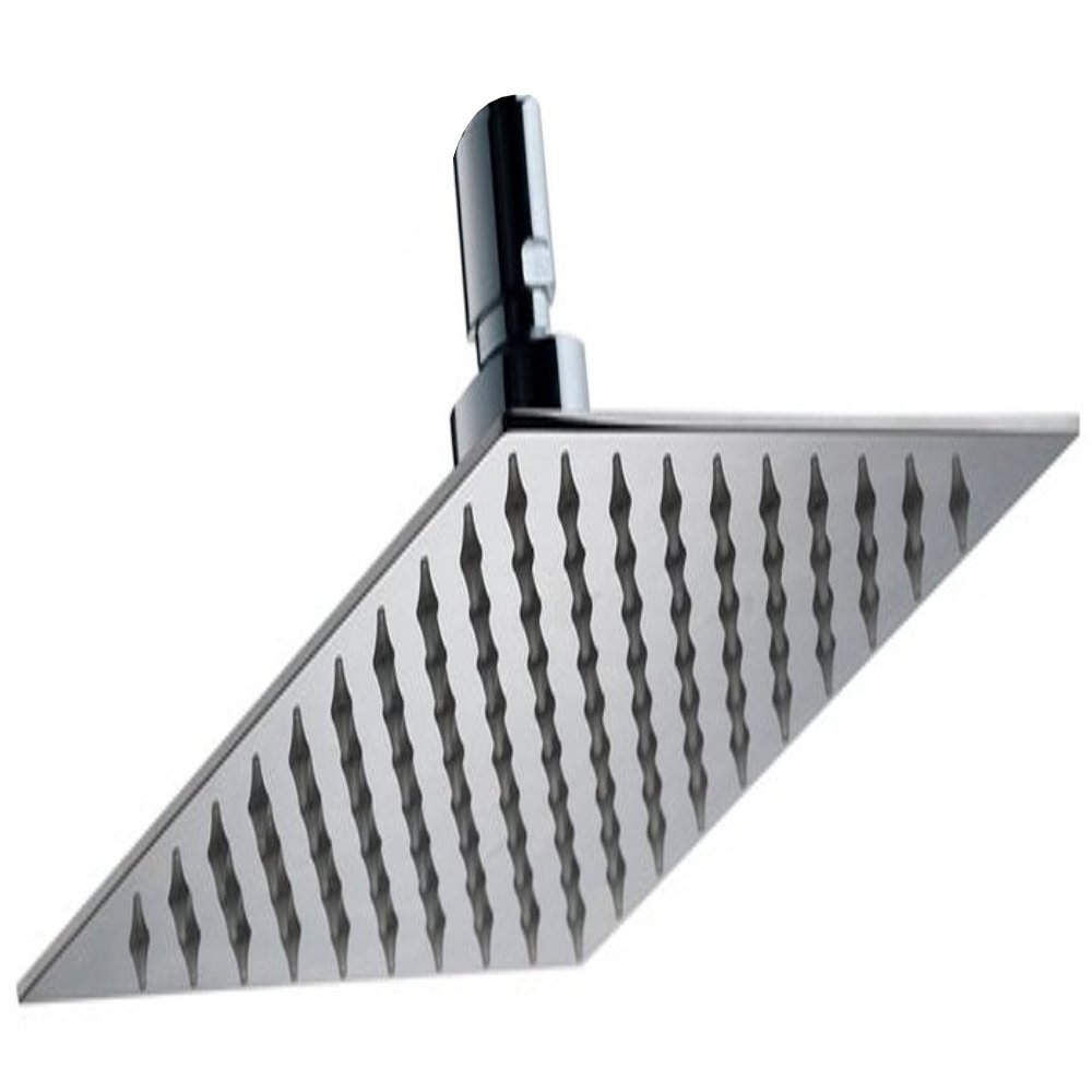 DRIZZLE 8x8 Inch UltraSlim Rainfall Overhead Shower Without Arm