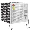 The Furnishing Tree Window AC Cover for 2 Ton Capacity PVC Waterproof and Dustproof Symmetric Pattern Black view 3