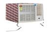 The Furnishing Tree Window AC Cover for 1 Ton Capacity PVC Waterproof and Dustproof Symmetric Pattern Maroon view 4