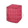 The Furnishing Tree Window AC Cover for 1 Ton Capacity PVC Waterproof and Dustproof Frieze Pattern Red view 3