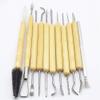 Rangwell 11pc/Set Assorted Pottery Clay Candle Soap Wood Sculpture Carving Hand Tools Kit view 1