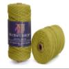 DK Craft Touch 4mm Macrame Cotton Cord,Threads/Rope for Craft Work,Plant Hanger Ropes 3 ply (Safia Green, 4mm (100 metre Length Cord)) view 1