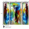 SAF paintings Set of 3 Couple Modren Art UV Textured Paintings for living room with frame 12 Inch X 18 Inch SAF-JMS9731 view 3
