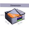 Presents Non Woven Saree Cover Storage Bags for Clothes Combo Offer Saree Organizer for Wardrobe/Organizers for Clothes/Organizers for Wardrobe Grey (Set of 6) view 2
