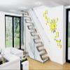 KC Dcor Beautiful Decoartive Sun Design Mirror Red Colour Acrylic Design Wall Sticker for Home Decoration (Mirror Gold Colour Self Adhesive) view 2