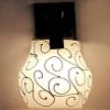 ONECYA Royal Fancy E27 7-Watts Round Wall Lamp/Wall Light Decorative for Home Decoration Surface Mounted Classic Sconce Antique Lamp Shade Unique (Glass) view 2